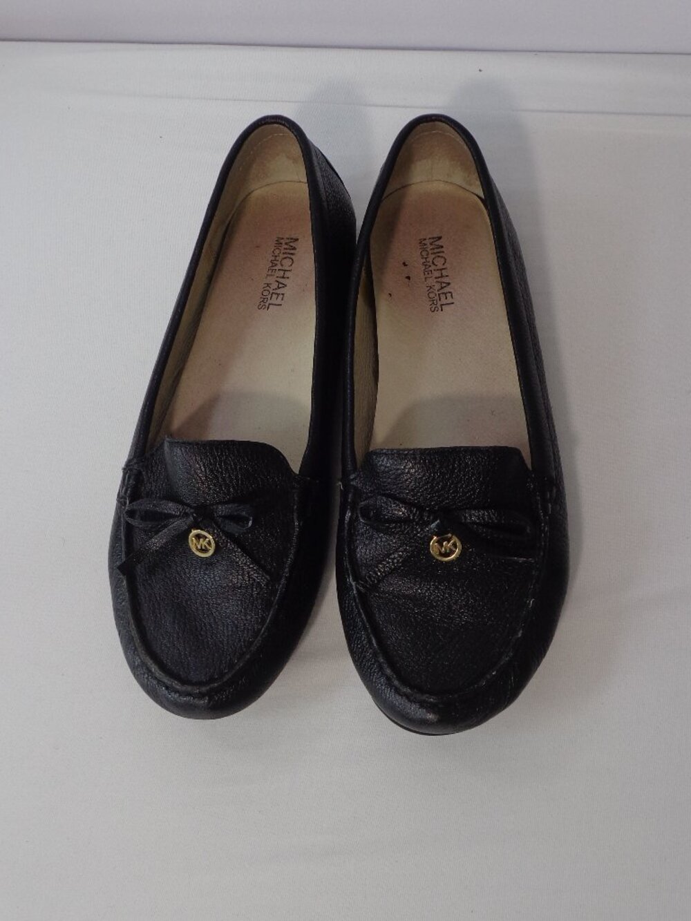 MICHAEL Michael Kors Everett Black Pebbled Leather Casual Loafers Shoes Size‎ 9M
